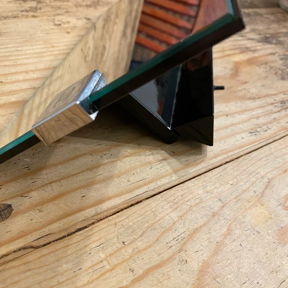 Authentic rare Chanel vanity mirror can be mounted or stand alone